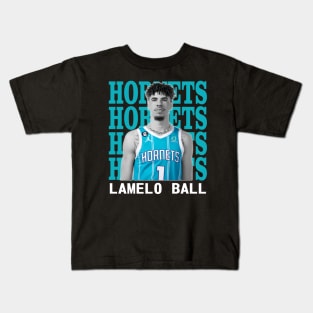 Charlotte Hornets Lamelo Ball 1 Kids T-Shirt